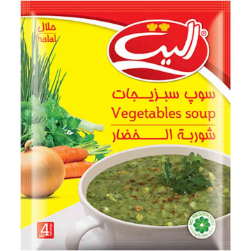 پودر سوپ سبزیجات الیت 65 گرمی